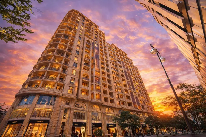 3 otaqlı Mənzil 202 m² Nəsimi r. Satılır