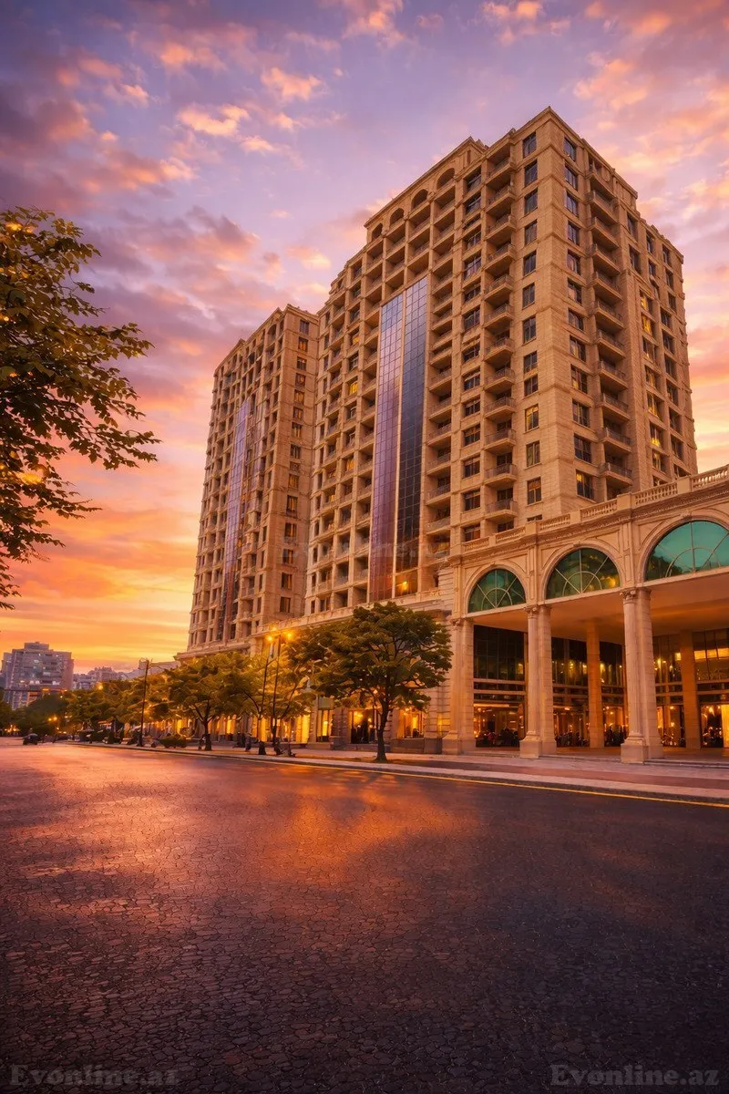 Satılır 3 otaqlı Mənzil Yeni tikili 202 m² Nəsimi r. - şəkil 2