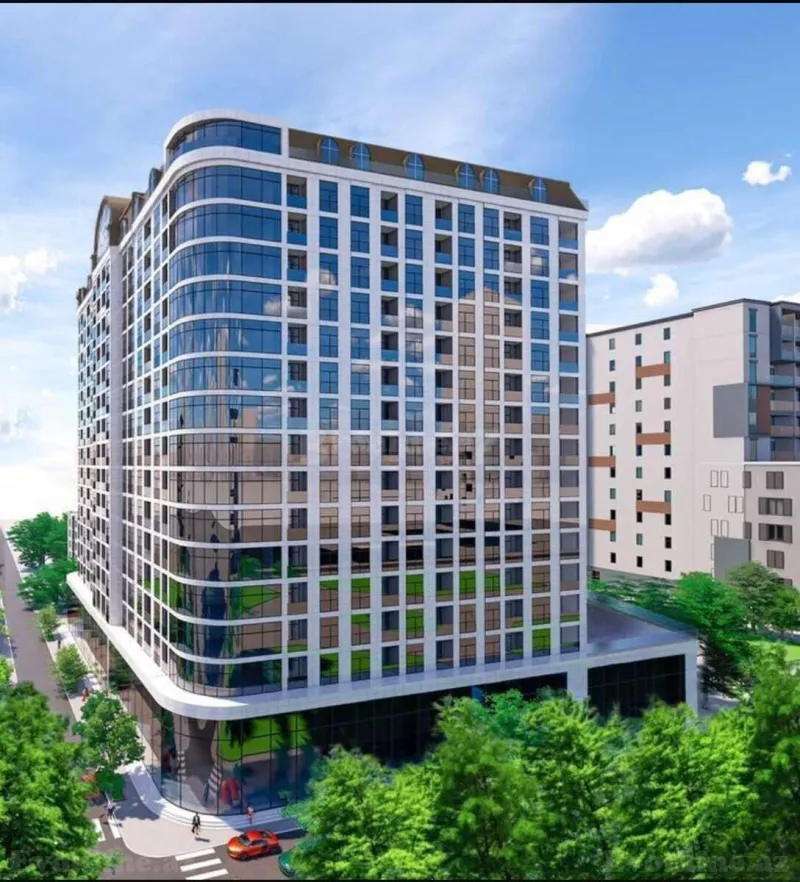 Satılır 2 otaqlı Mənzil Yeni tikili 65 m² Nəsimi r. - şəkil 2