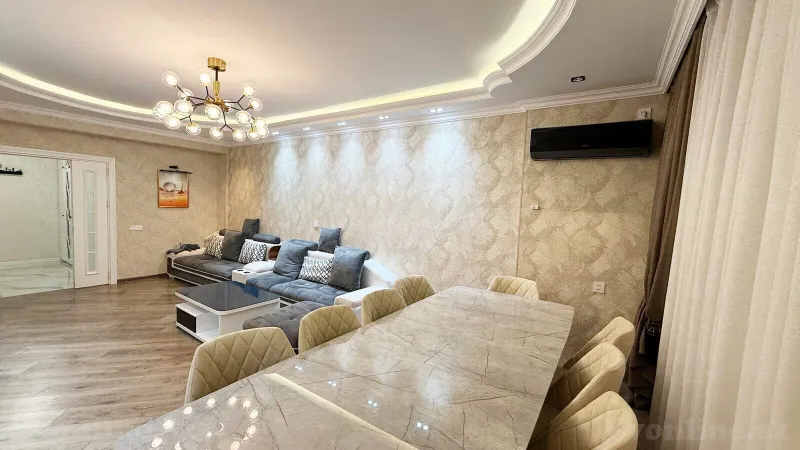Satılır 3 otaqlı Mənzil Yeni tikili 128 m² Nəsimi m. - şəkil 2