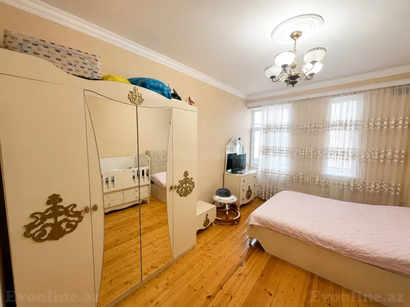 Satılır 3 otaqlı Mənzil Yeni tikili 97 m² İnşaatçılar m. - şəkil 3
