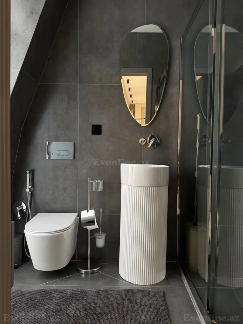 Kirayə verilir 2 otaqlı Mənzil Yeni tikili 72 m² Ağ şəhər - şəkil 15