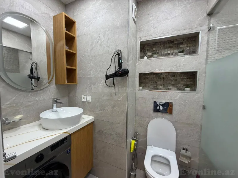 Kirayə verilir 1 otaqlı Mənzil Yeni tikili 60 m² 20 Yanvar m. - şəkil 7