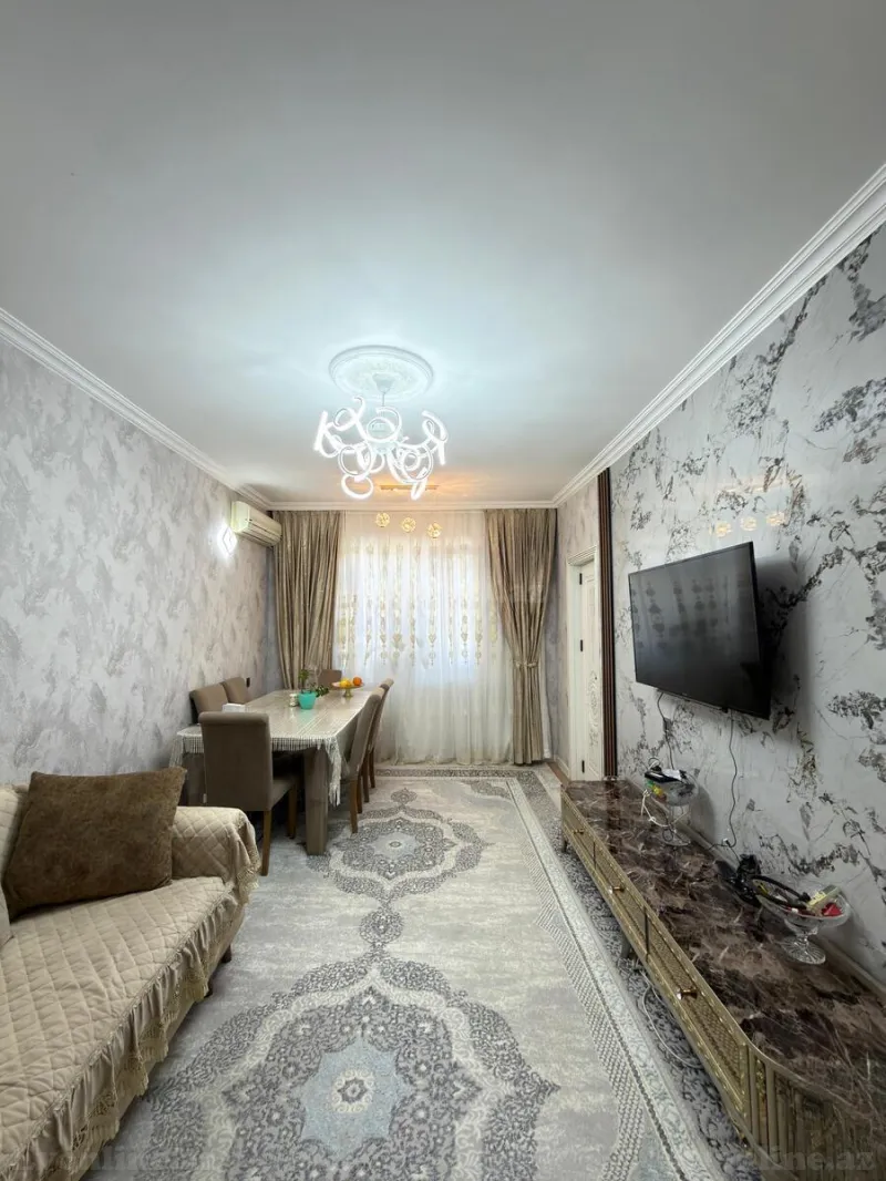 3 otaqlı Mənzil 65 m² Həzi Aslanov m. Satılır