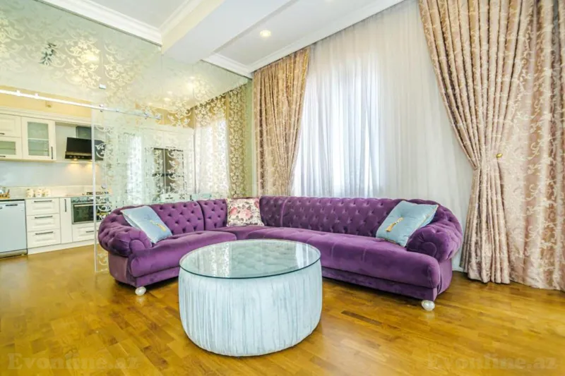Kirayə verilir 3 otaqlı Mənzil Yeni tikili 120 m² Sahil m. - şəkil 5
