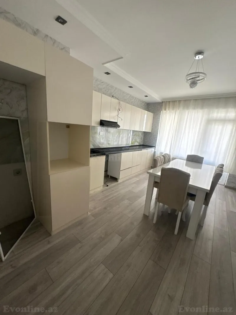 Kirayə verilir 3 otaqlı Mənzil Yeni tikili 134 m² Nəsimi r. - şəkil 3
