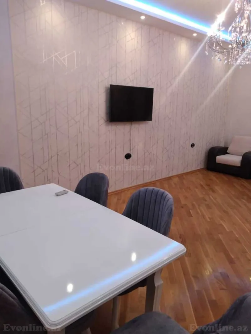 Kirayə verilir 2 otaqlı Mənzil Yeni tikili 85 m² 8 Noyabr m. - şəkil 2