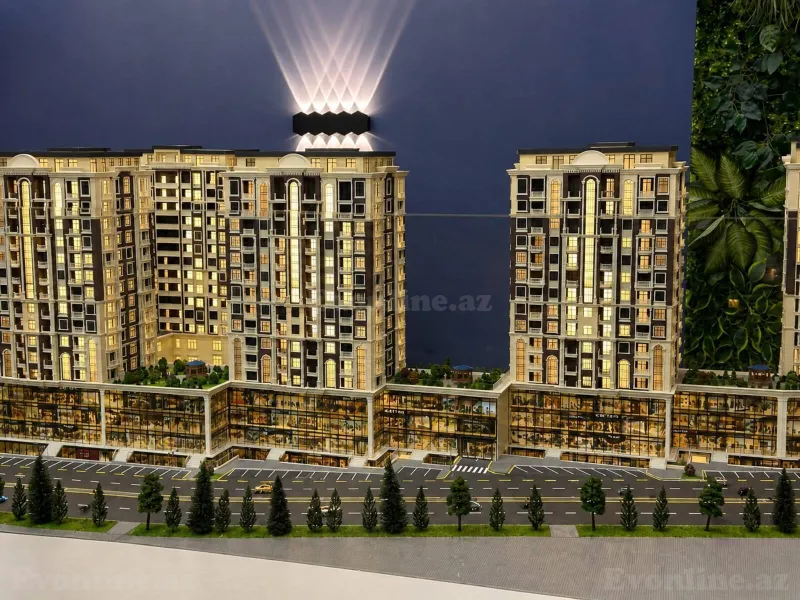 Satılır 4 otaqlı Mənzil Yeni tikili 131 m² Gənclik m. - şəkil 3