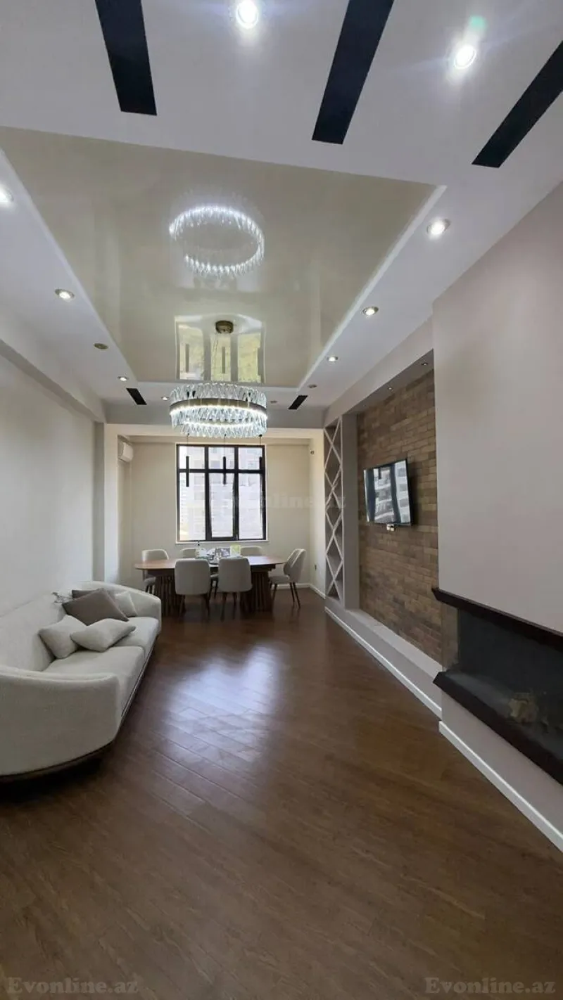 Satılır 3 otaqlı Mənzil Yeni tikili 130 m² Nəsimi r. - şəkil 3