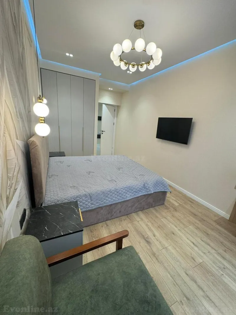 Kirayə verilir 2 otaqlı Mənzil Yeni tikili 73 m² Xətai r. - şəkil 3