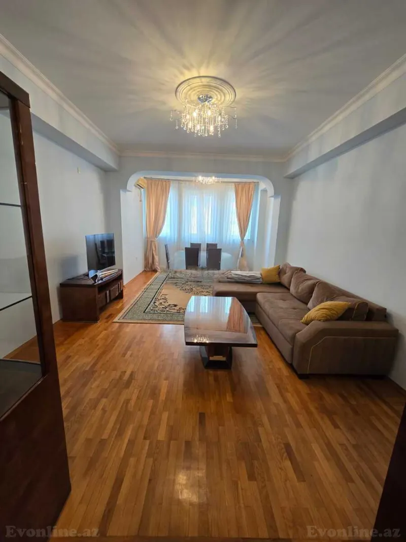 Kirayə verilir 3 otaqlı Mənzil Yeni tikili 130 m² Nəsimi r. - şəkil 4