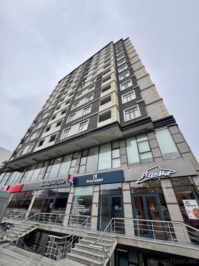 Satılır 3 otaqlı Mənzil Yeni tikili 97.7 m² Memar Əcəmi m. - şəkil 2