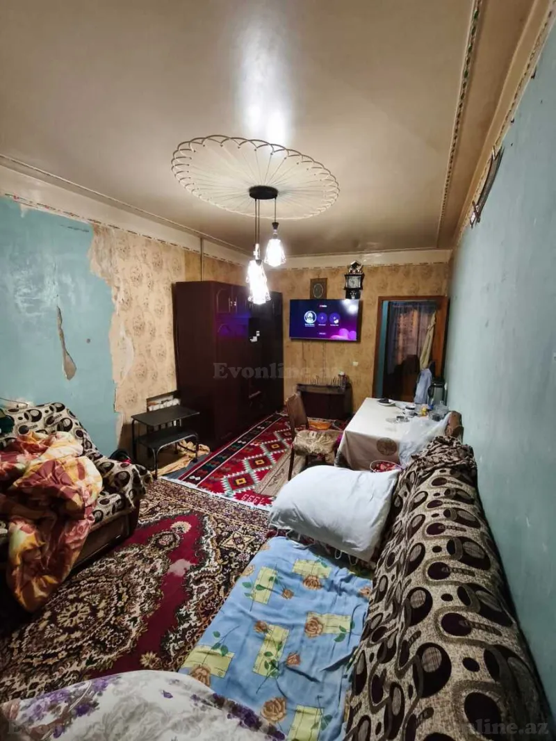 Satılır 2 otaqlı Mənzil Köhnə tikili 55 m² Xətai r. - şəkil 2