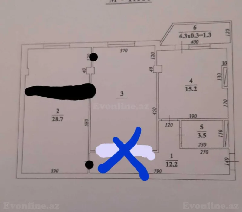 Satılır 3 otaqlı Mənzil Yeni tikili 100 m² Yeni Yasamal - şəkil 7