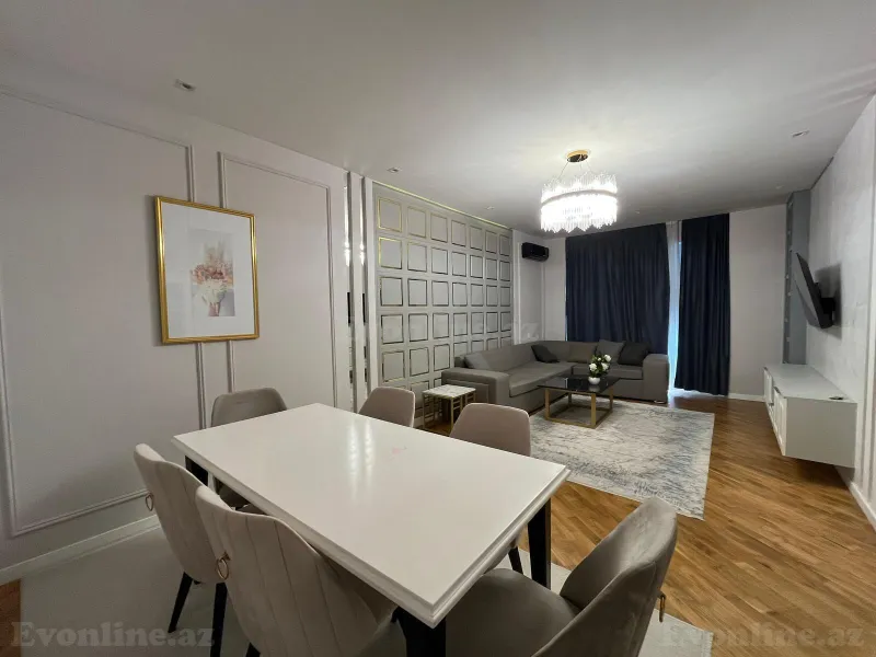 Kirayə verilir 2 otaqlı Mənzil Yeni tikili 105 m² 8 Noyabr m. - şəkil 3