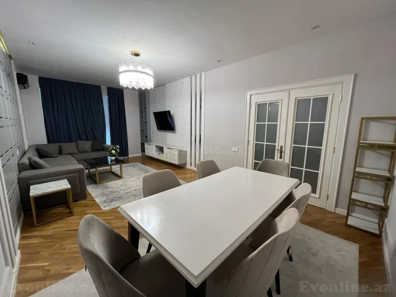 Kirayə verilir 2 otaqlı Mənzil Yeni tikili 105 m² 8 Noyabr m. - şəkil 5