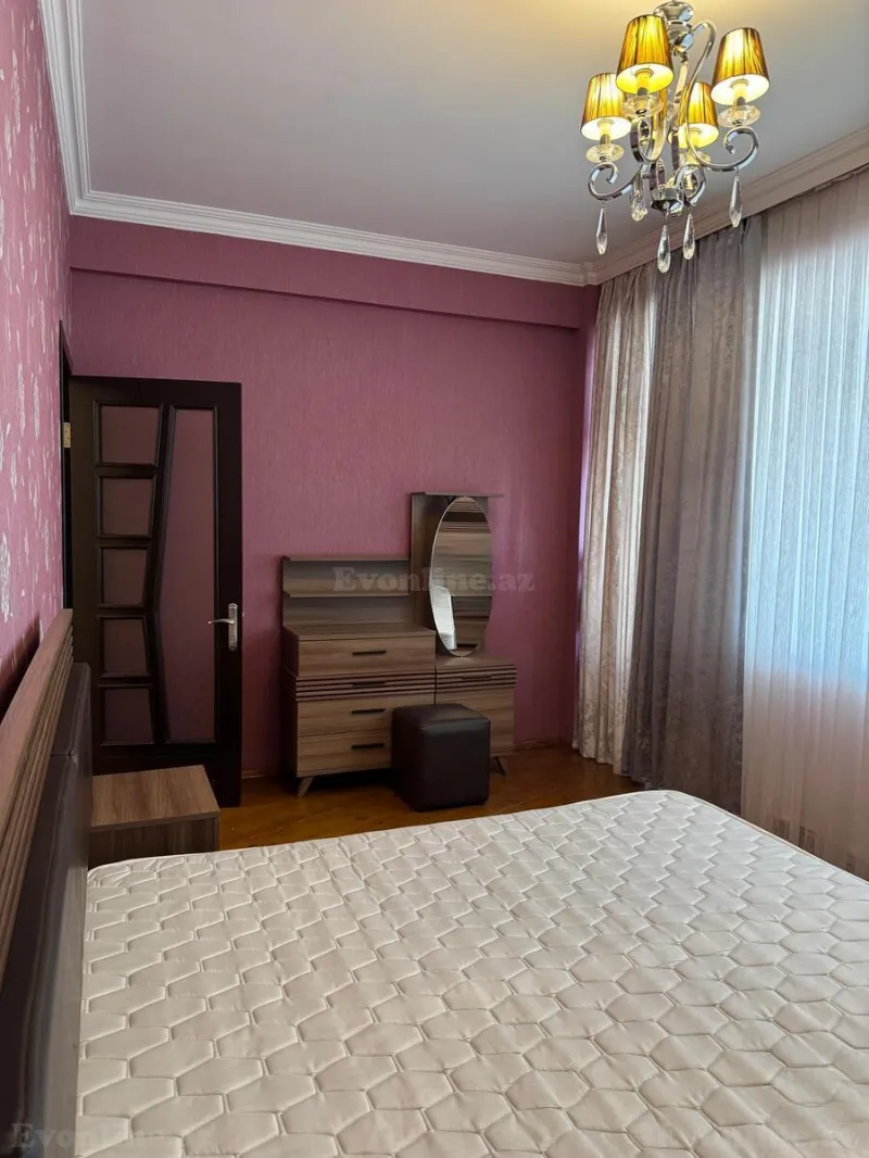 Kirayə verilir 3 otaqlı Mənzil Yeni tikili 120 m² Qara Qarayev m. - şəkil 5