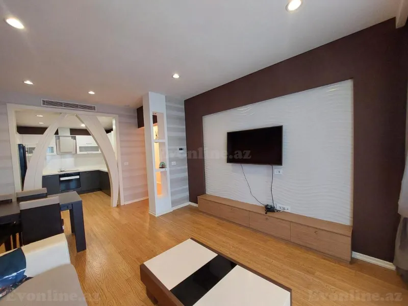 Kirayə verilir 2 otaqlı Mənzil Yeni tikili 90 m² Səbail r. - şəkil 2