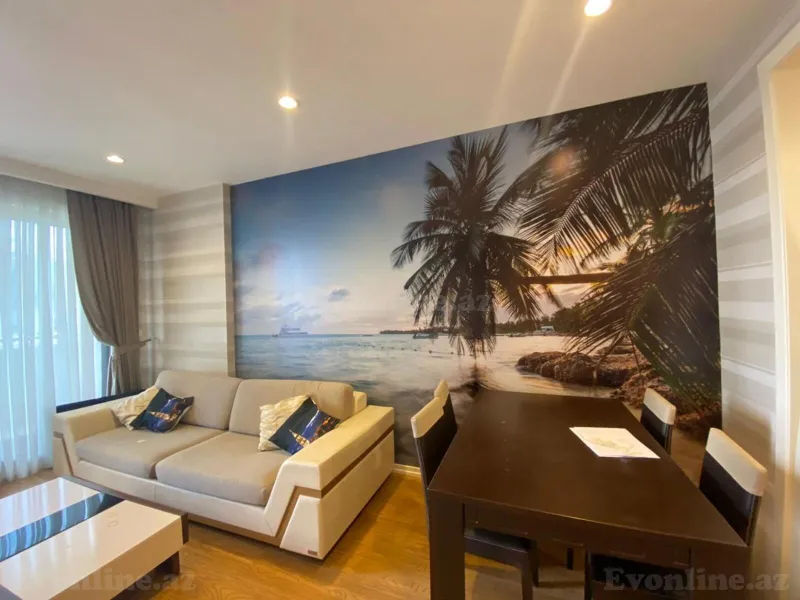 Kirayə verilir 2 otaqlı Mənzil Yeni tikili 90 m² Səbail r. - şəkil 3