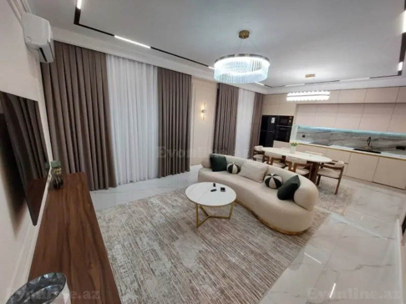 Kirayə verilir 3 otaqlı Mənzil Yeni tikili 110 m² 8 Noyabr m. - şəkil 3