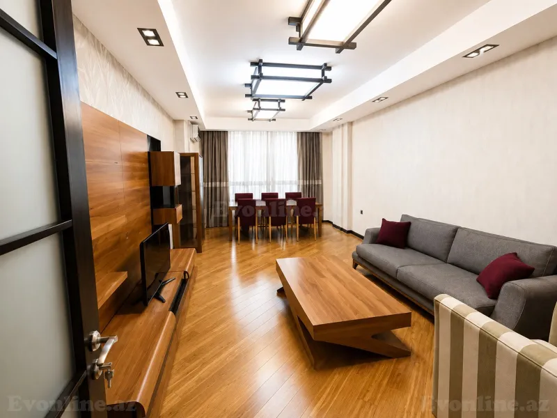 Kirayə verilir 3 otaqlı Mənzil Yeni tikili 145 m² Nəsimi r. - şəkil 2