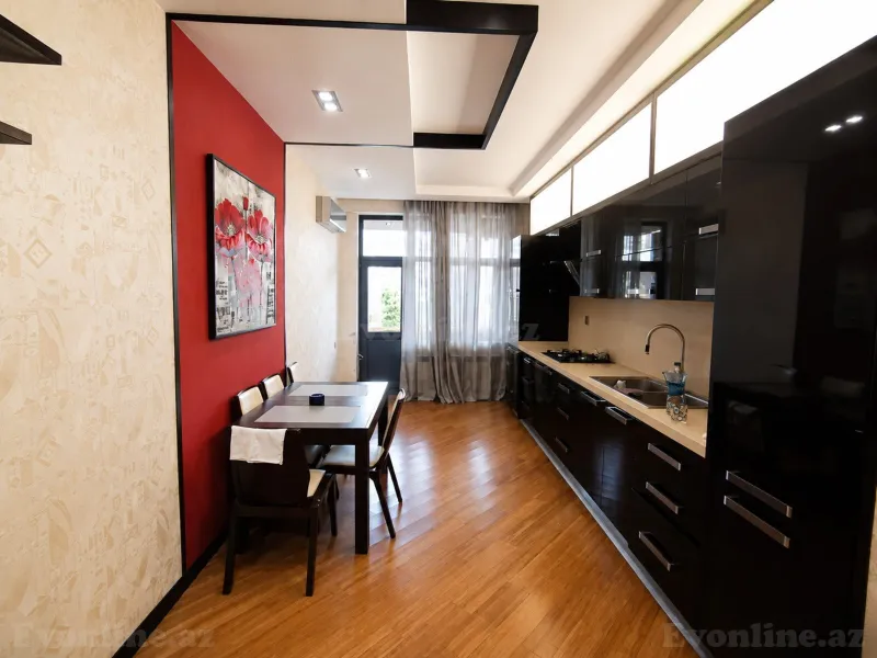 Kirayə verilir 3 otaqlı Mənzil Yeni tikili 145 m² Nəsimi r. - şəkil 6