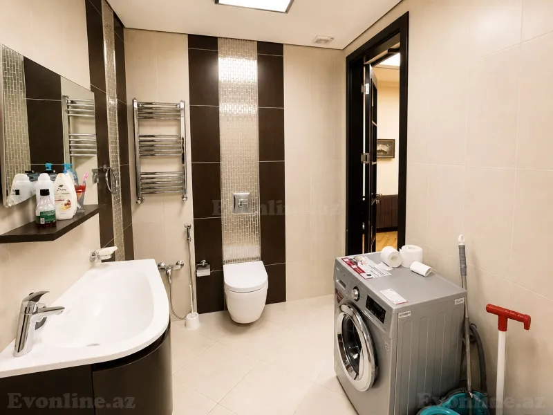 Kirayə verilir 3 otaqlı Mənzil Yeni tikili 145 m² Nəsimi r. - şəkil 10