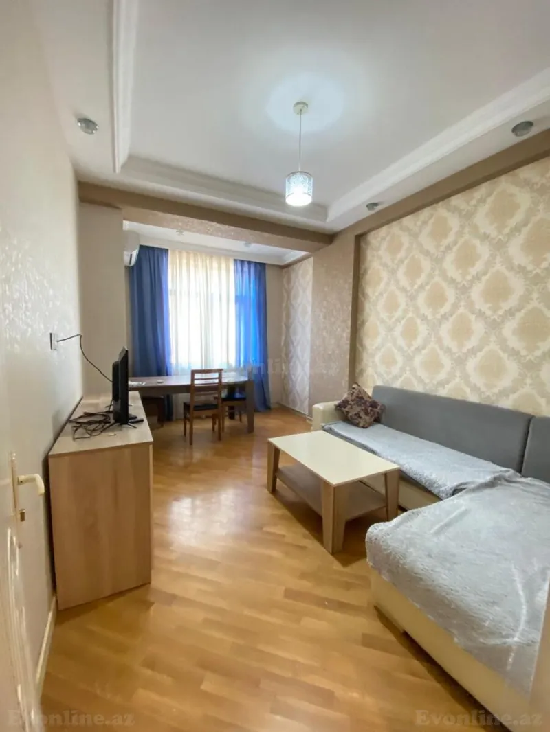 Kirayə verilir 2 otaqlı Mənzil Yeni tikili 45 m² Nəsimi r. - şəkil 2