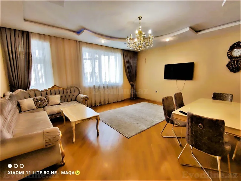 Kirayə verilir 3 otaqlı Mənzil Yeni tikili 140 m² 8 Noyabr m. - şəkil 2