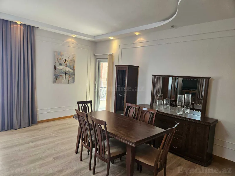 Kirayə verilir 3 otaqlı Mənzil Yeni tikili 140 m² Nizami m. - şəkil 3