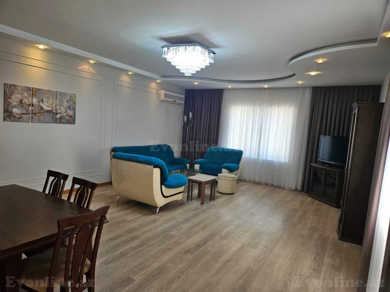 Kirayə verilir 3 otaqlı Mənzil Yeni tikili 140 m² Nizami m. - şəkil 4
