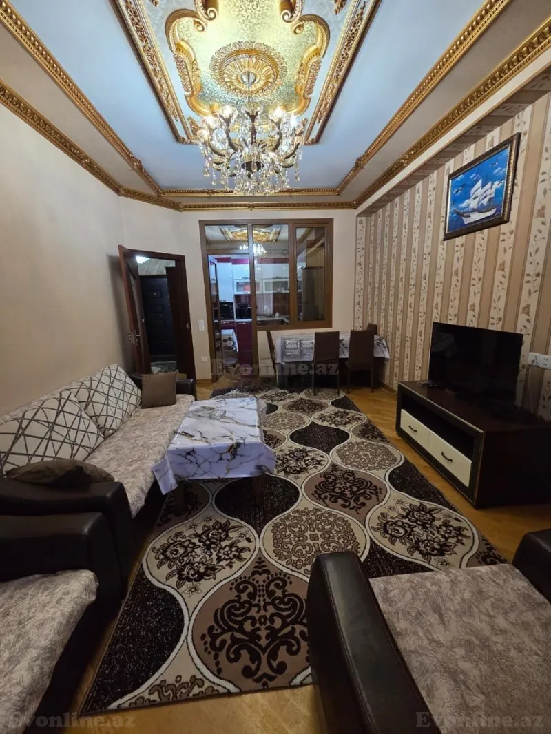 Kirayə verilir 2 otaqlı Mənzil Yeni tikili 60 m² Nəriman Nərimanov m. - şəkil 2
