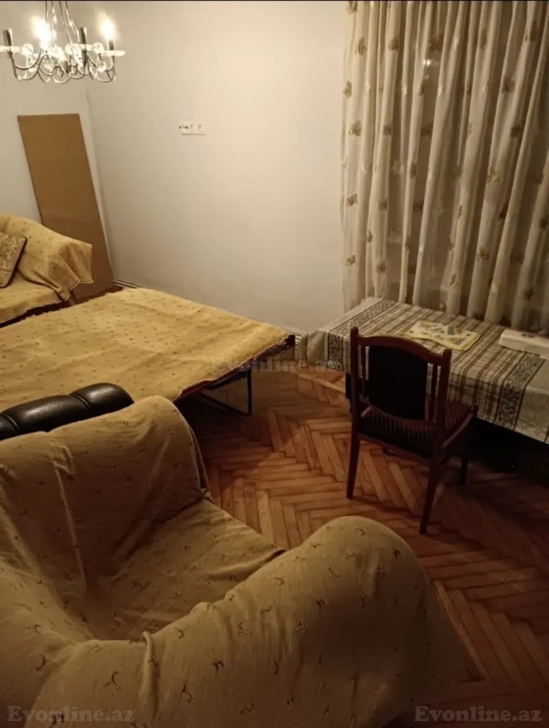 Kirayə verilir 1 otaqlı Mənzil Köhnə tikili 40 m² Elmlər Akademiyası m. - şəkil 2