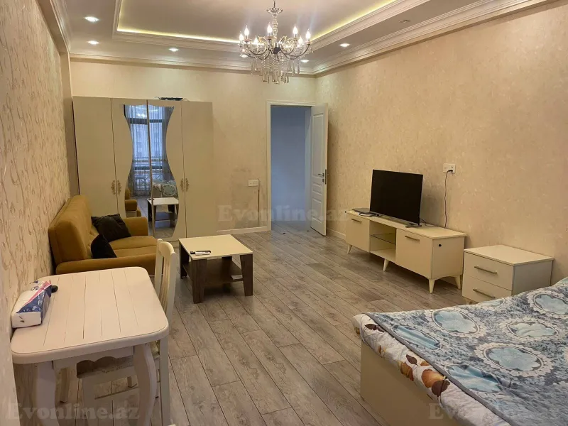 Kirayə verilir 2 otaqlı Mənzil Yeni tikili 100 m² Nəsimi r. - şəkil 2