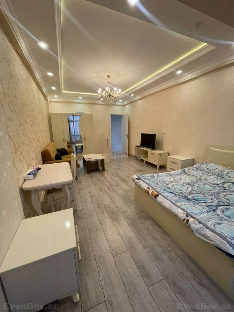 Kirayə verilir 2 otaqlı Mənzil Yeni tikili 100 m² Nəsimi r. - şəkil 4