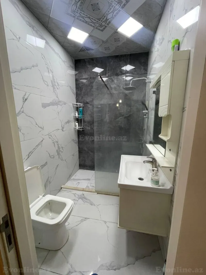 Kirayə verilir 2 otaqlı Mənzil Yeni tikili 100 m² Nəsimi r. - şəkil 6