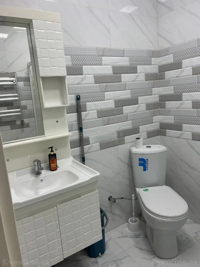 Kirayə verilir 2 otaqlı Mənzil Yeni tikili 70 m² 8 Noyabr m. - şəkil 14