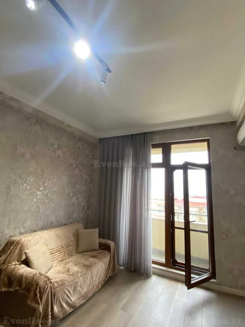 Kirayə verilir 1 otaqlı Mənzil Yeni tikili 30 m² Nəsimi r. - şəkil 2