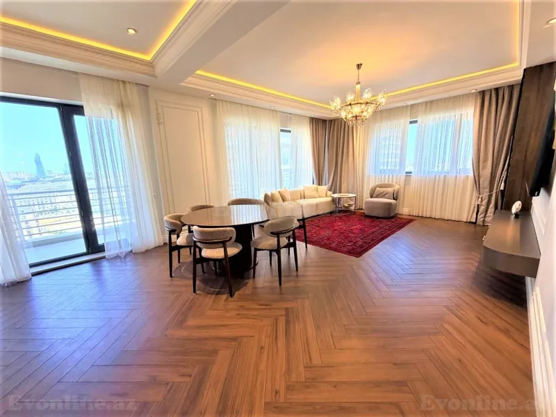 Kirayə verilir 3 otaqlı Mənzil Yeni tikili 160 m² Ağ şəhər - şəkil 2