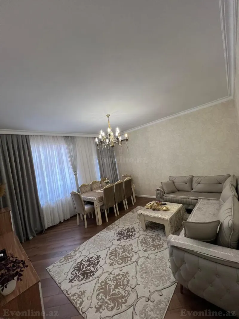 Satılır 3 otaqlı Mənzil Yeni tikili 107 m² Həzi Aslanov m. - şəkil 3