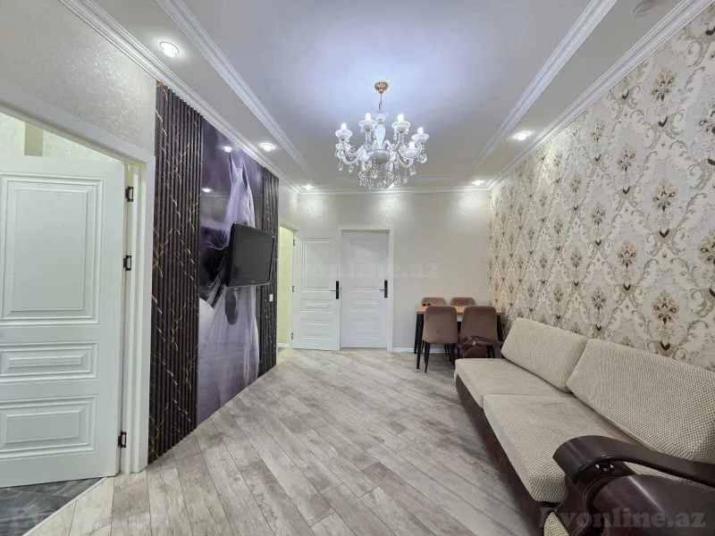 Satılır 2 otaqlı Mənzil Köhnə tikili 55 m² Memar Əcəmi m. - şəkil 2