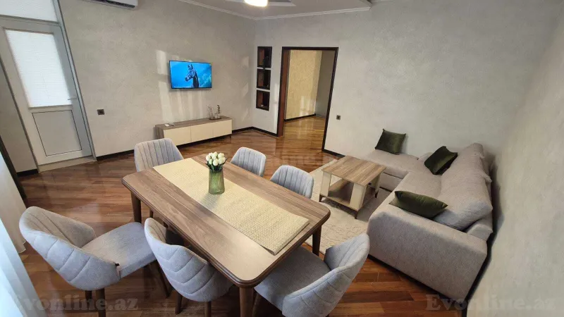 Kirayə verilir 2 otaqlı Mənzil Yeni tikili 100 m² Xətai r. - şəkil 2