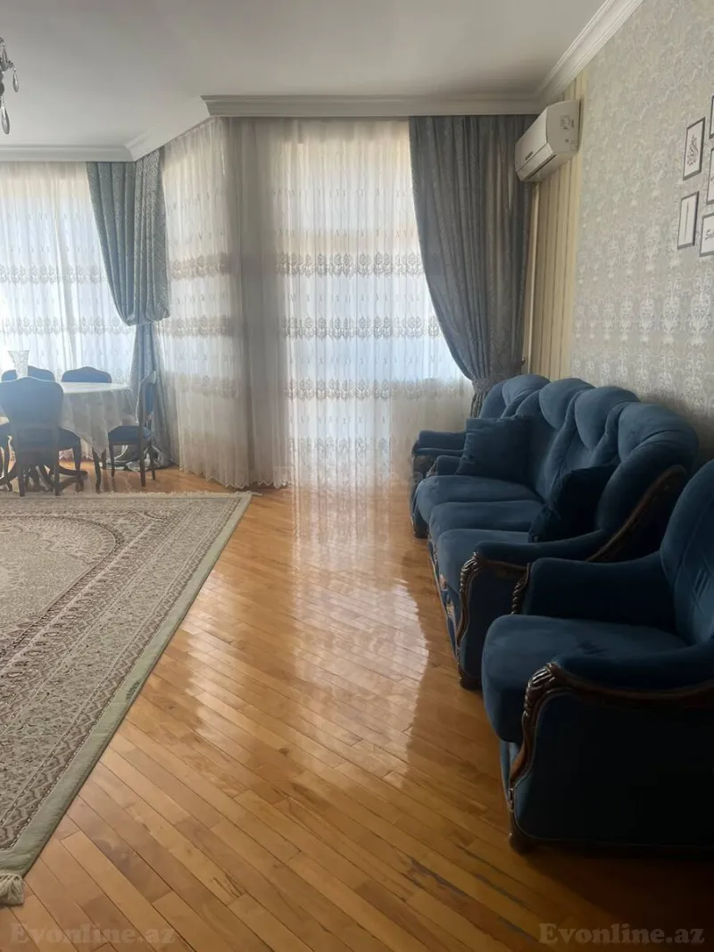 Kirayə verilir 3 otaqlı Mənzil Yeni tikili 140 m² 8 Noyabr m. - şəkil 2