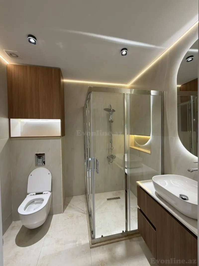 Kirayə verilir 2 otaqlı Mənzil Yeni tikili 85 m² Qara Qarayev m. - şəkil 14