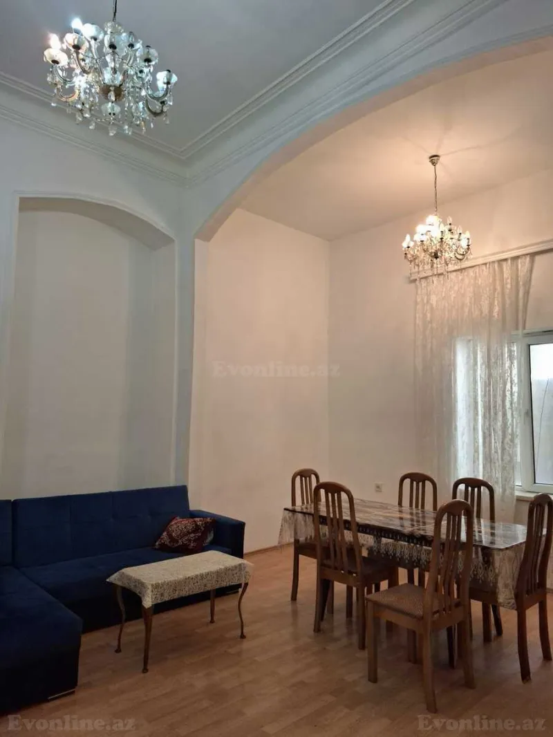Kirayə verilir 2 otaqlı Mənzil Köhnə tikili 64 m² Sahil m. - şəkil 2