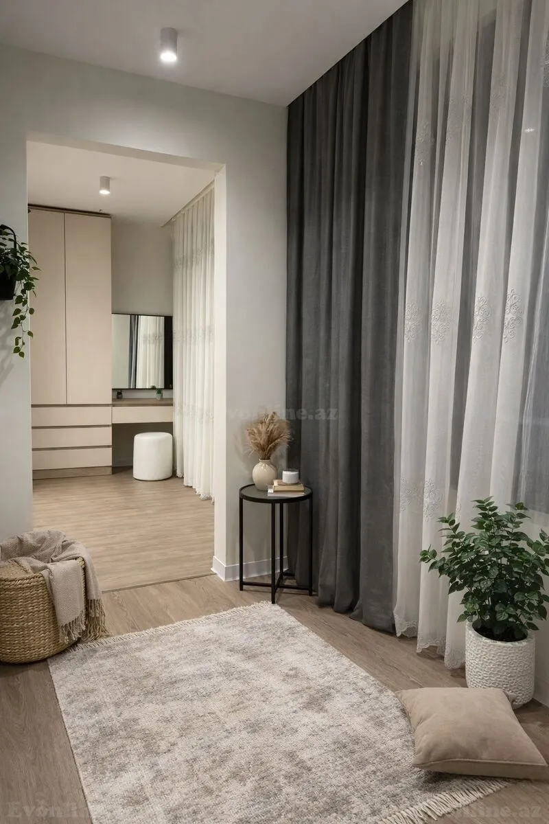 Kirayə verilir 3 otaqlı Mənzil Yeni tikili 90 m² Səbail r. - şəkil 2