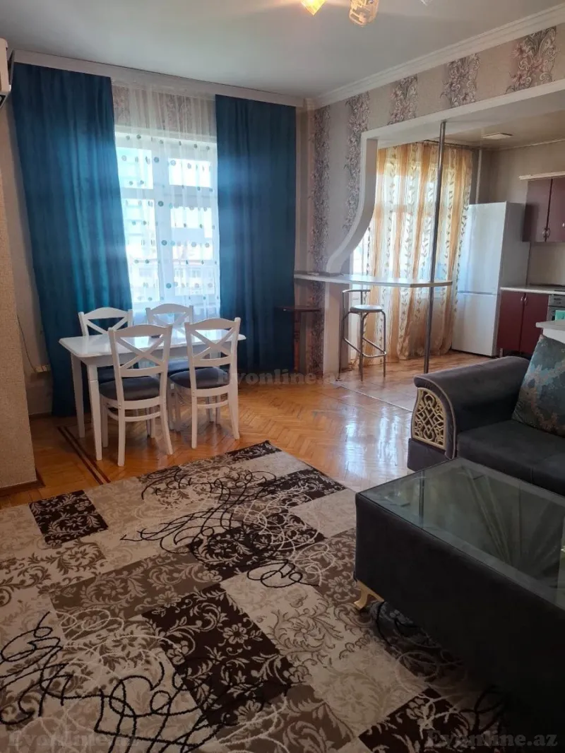 Kirayə verilir 2 otaqlı Mənzil Yeni tikili 70 m² Yasamal r. - şəkil 2