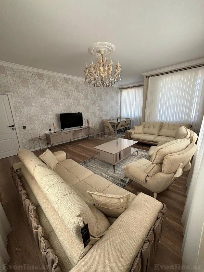 Satılır 3 otaqlı Mənzil Yeni tikili 120 m² Xətai r. - şəkil 2