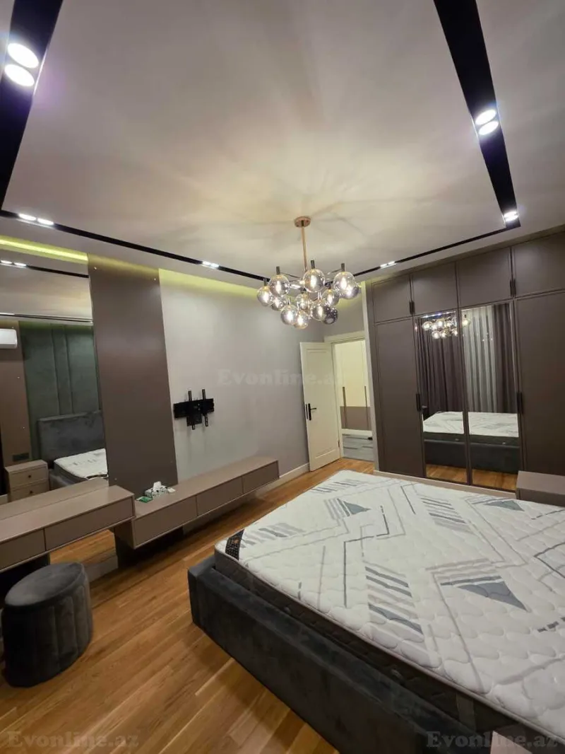 Kirayə verilir 3 otaqlı Mənzil Yeni tikili 1500 m² 8 Noyabr m. - şəkil 15