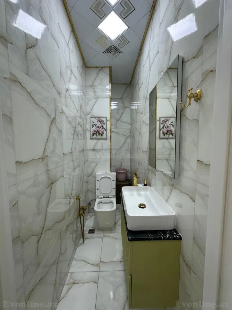 Satılır 4 otaqlı Mənzil Yeni tikili 130 m² Nəriman Nərimanov m. - şəkil 11